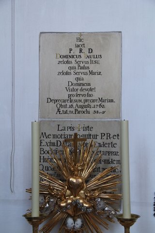 Epitaph in der Pfarrkirche zu Gabelbach